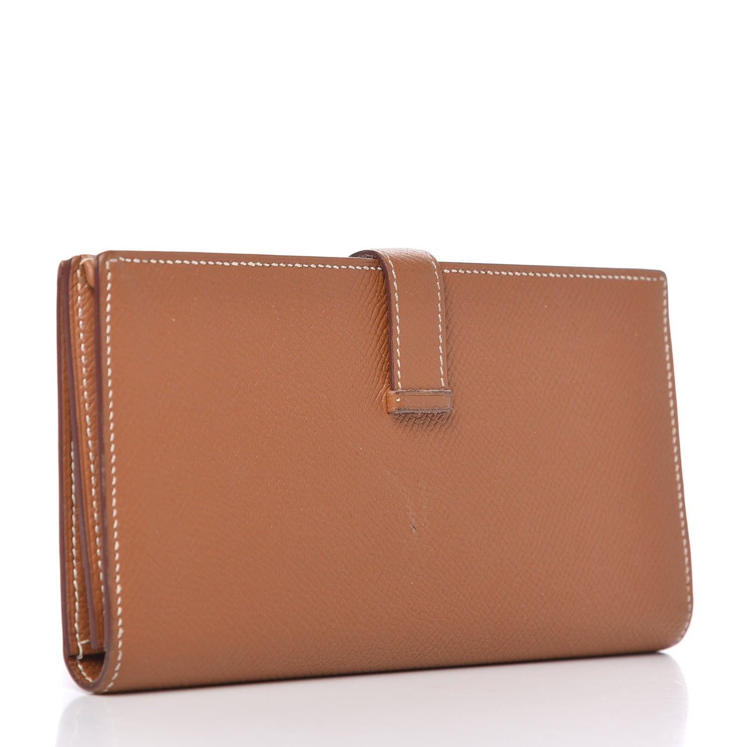 Hermes Epsom Bearn Gusset Wallet Gold 3 of 6