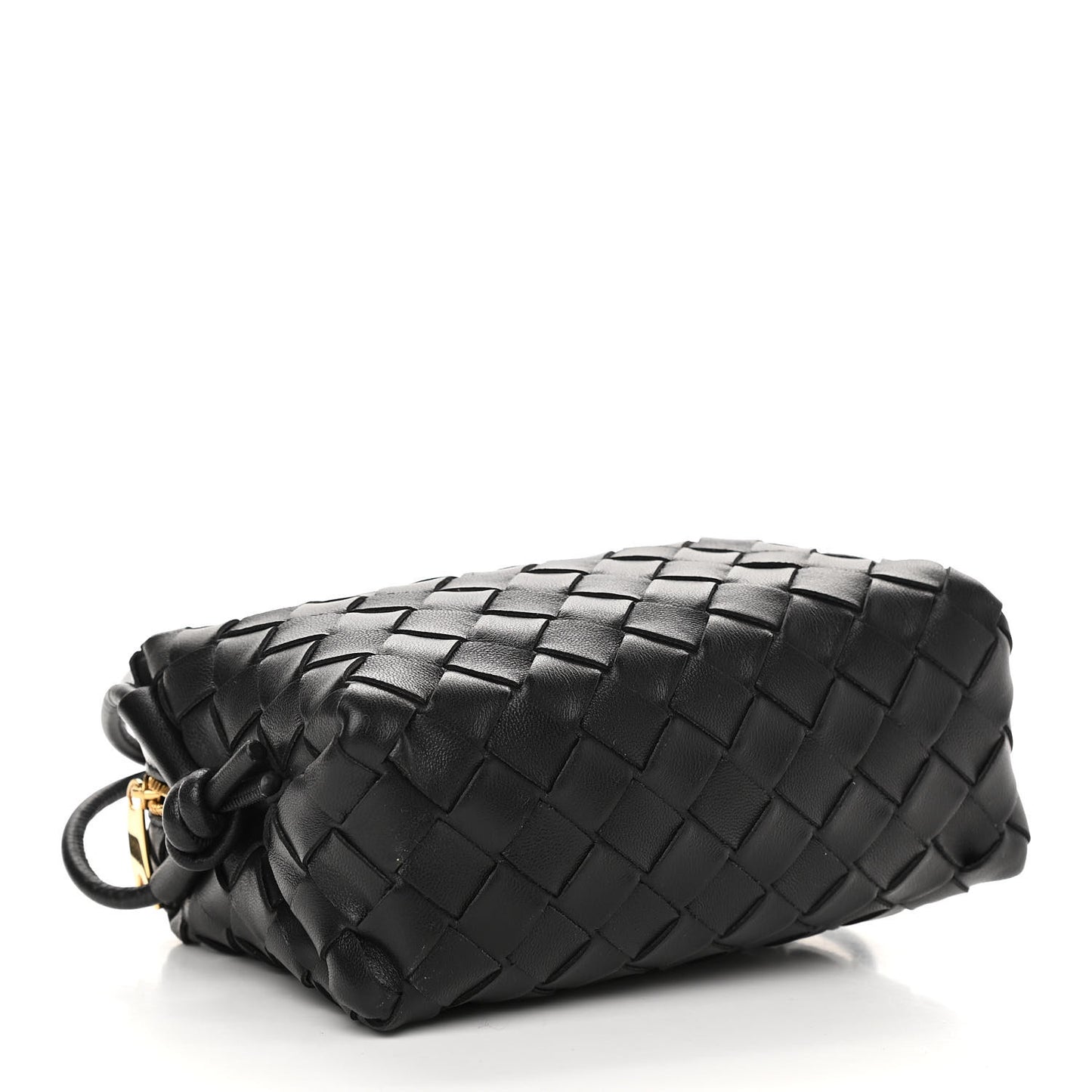 Nappa Intrecciato Mini Loop Camera Bag Black