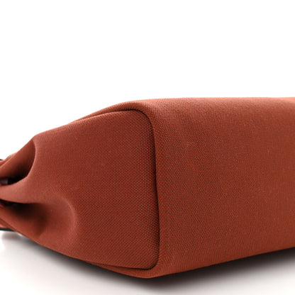 Hermes Toile Militaire Vache Hunter Laque Herbag Zip Retourne 31 PM Rouge H 10 of 12