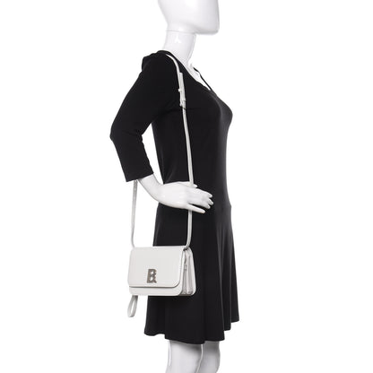 Balenciaga Shiny Box Calfskin Small B Bag White 2 of 10