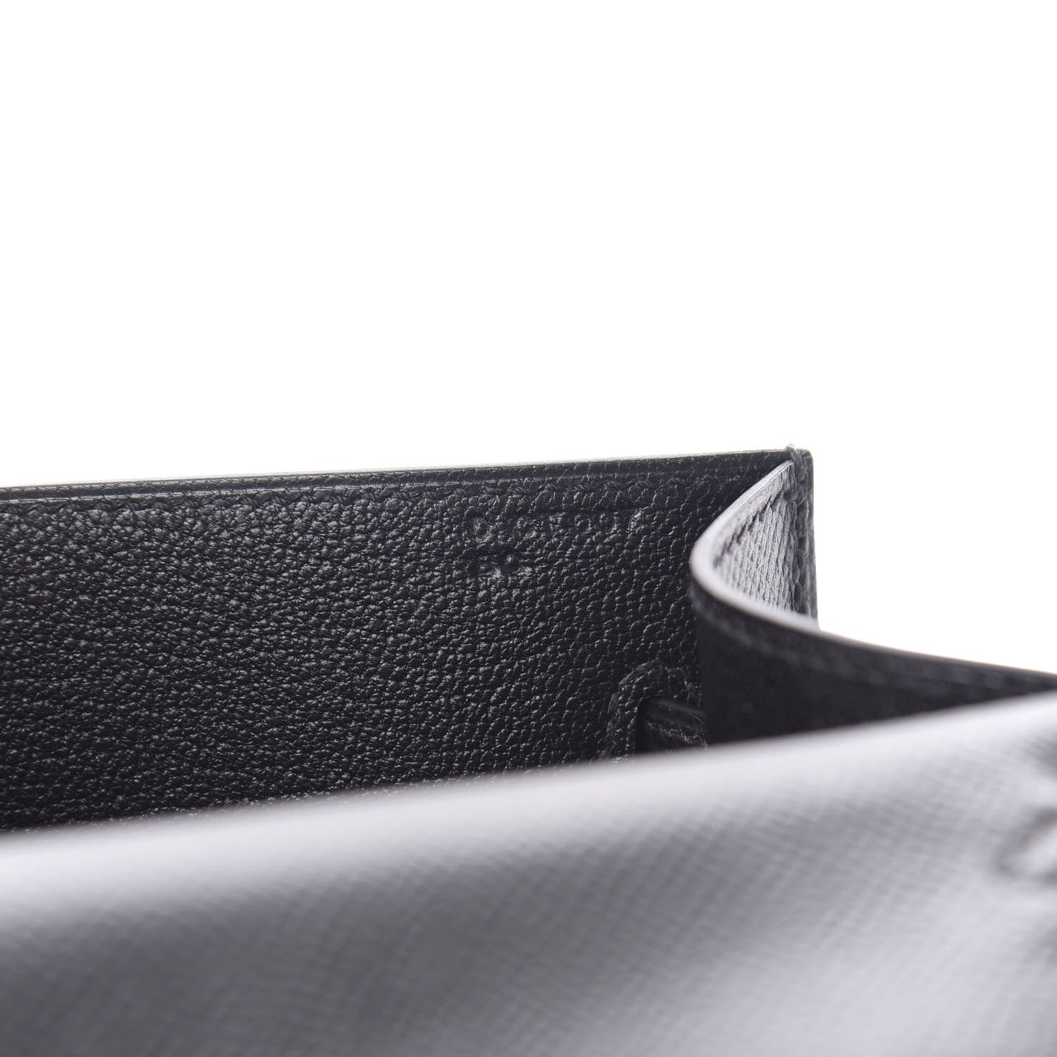 Hermes Epsom Kelly Depeches 25 Pouch Black 7 of 8