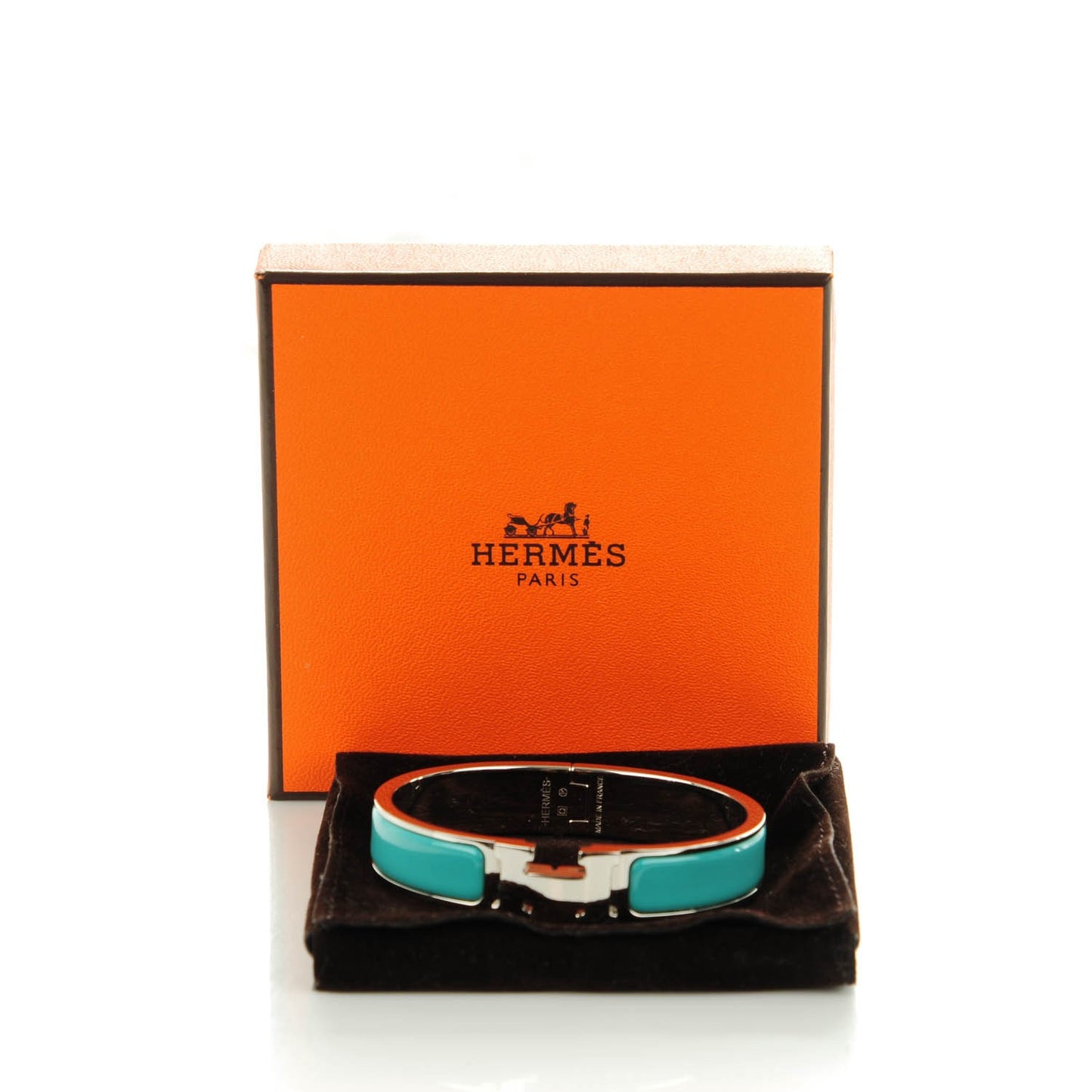 Enamel Narrow Clic Clac H Bracelet PM