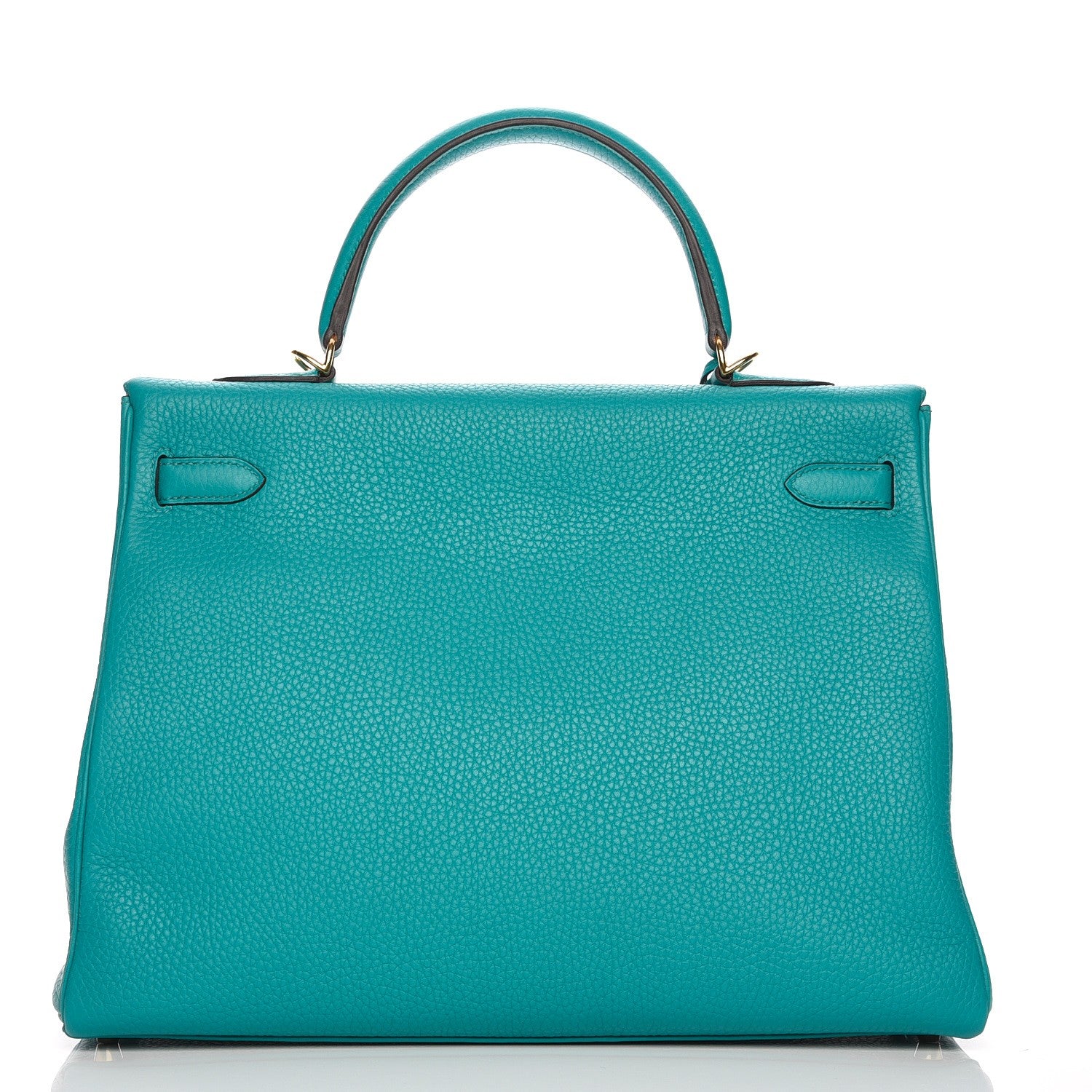 Hermes Taurillon Clemence Kelly Retourne 35 Bleu Paon 5 of 32
