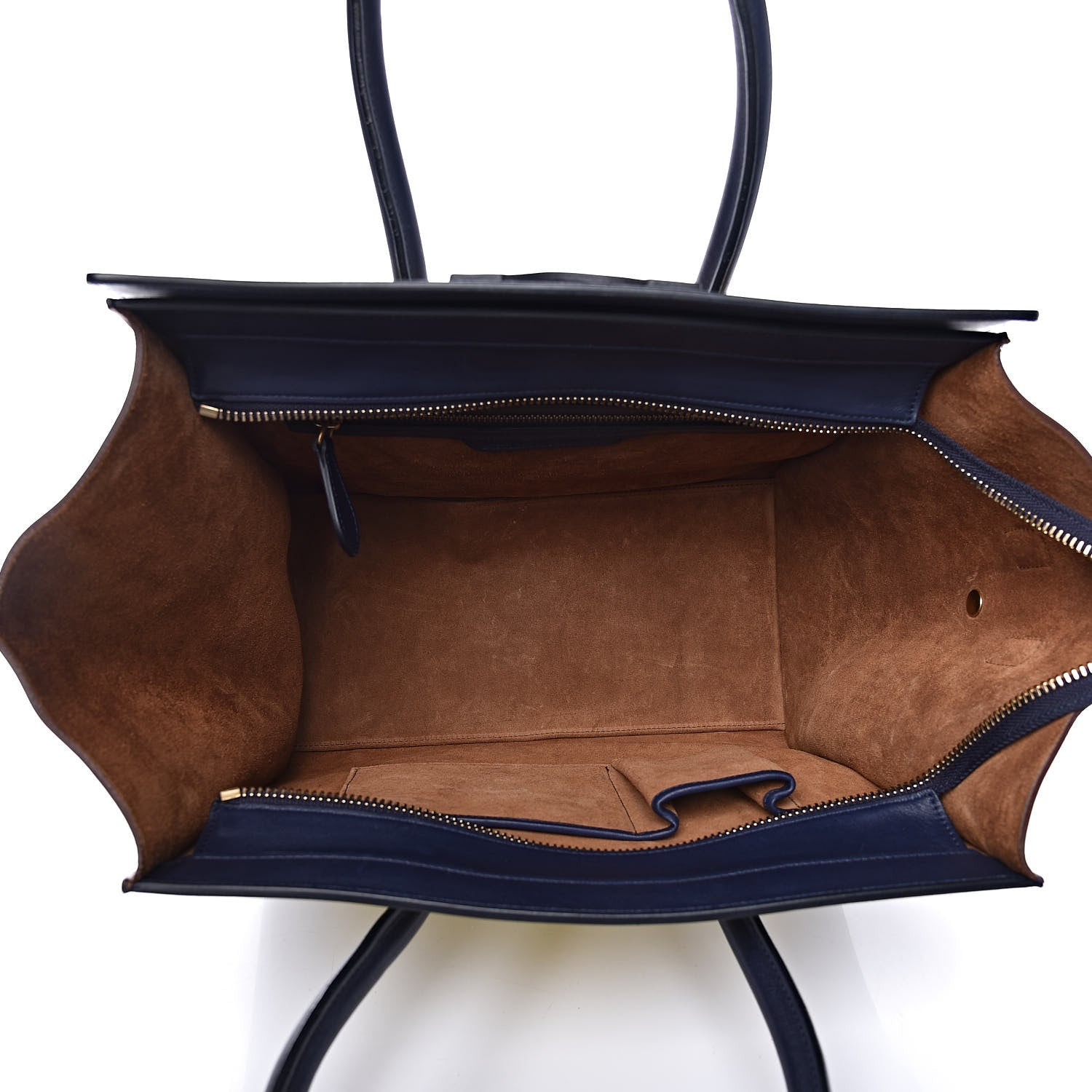 Celine Smooth Drummed Calfskin Mini Tri-Color Luggage Yellow 5 of 11