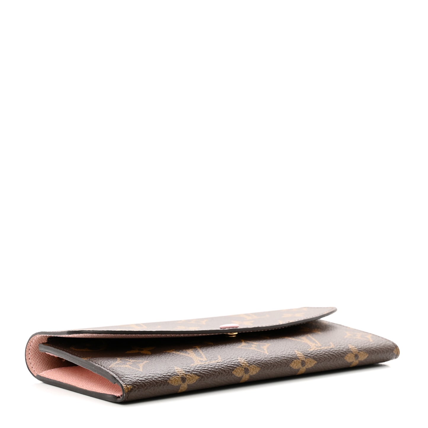 Monogram Emilie Wallet Rose Ballerine