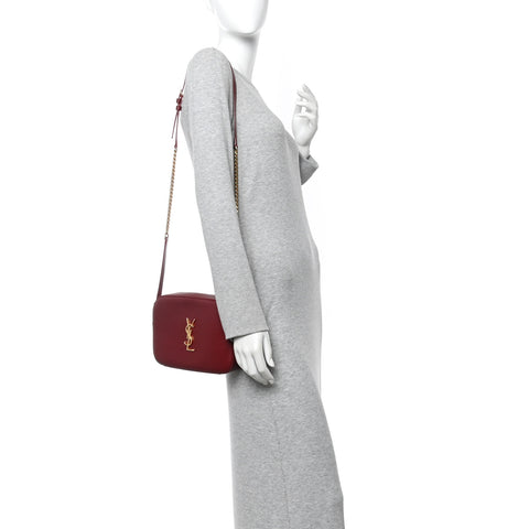 Grain De Poudre Medium Classic Monogram Camera Bag Oxblood