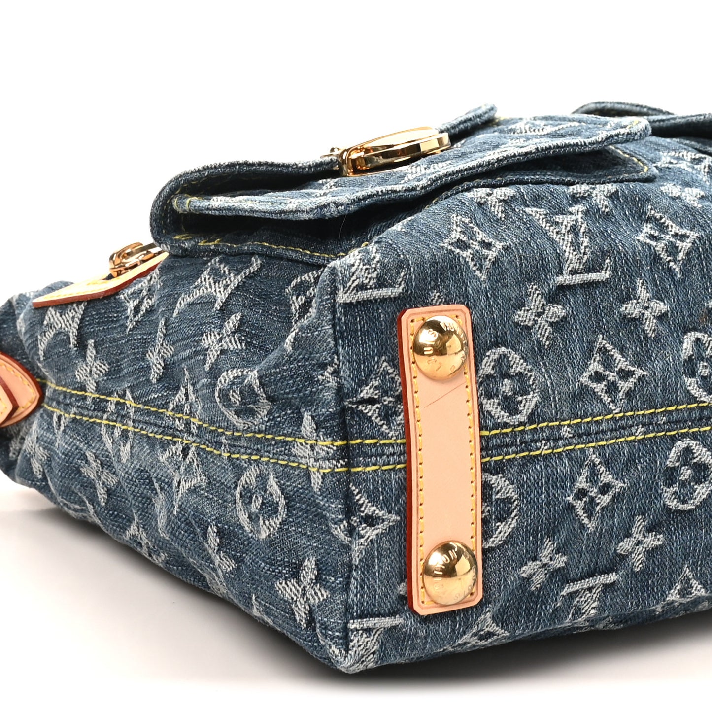 Monogram Denim Baggy PM Blue