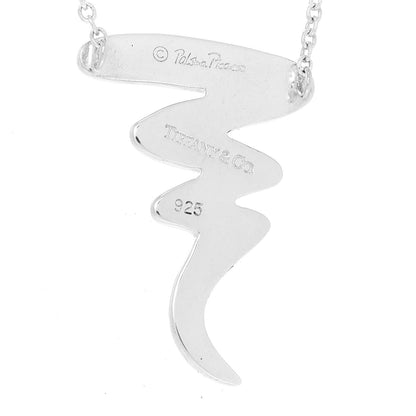 Tiffany Sterling Silver Paloma Picasso Scribble Pendant Necklace 6 of 6