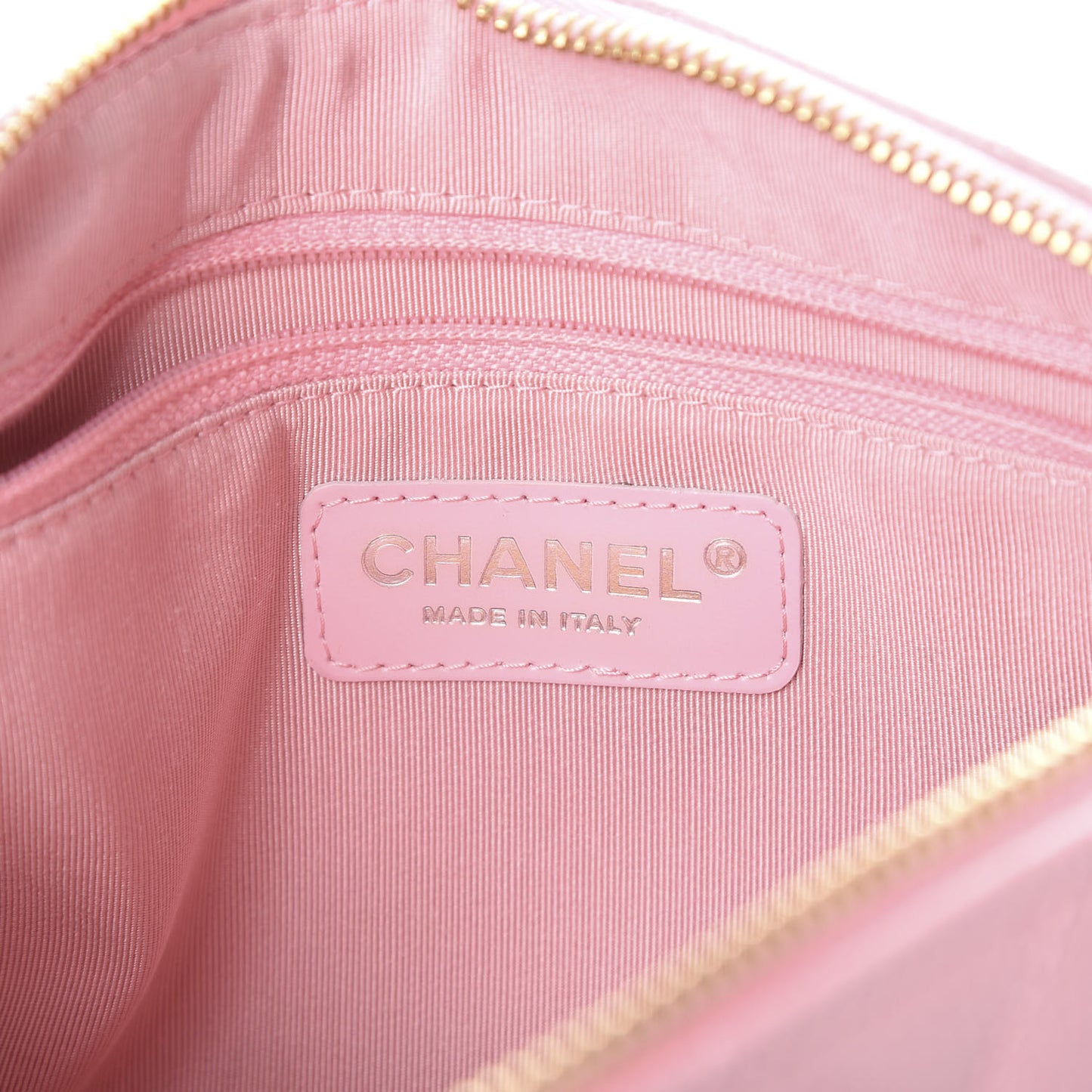 Caviar Quilted Pochette Pink