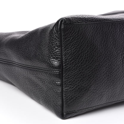 Gucci Pebbled Calfskin Large Soho Chain Shoulder Bag Black 8 of 10