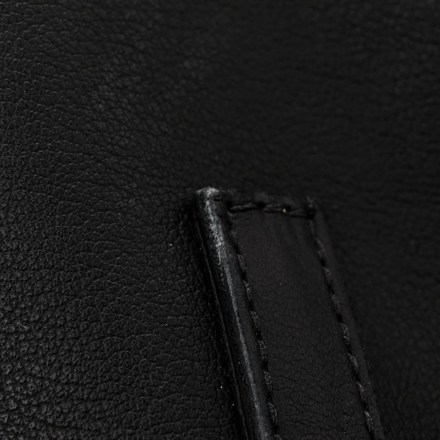 Calfskin Large Shopping Tote Black