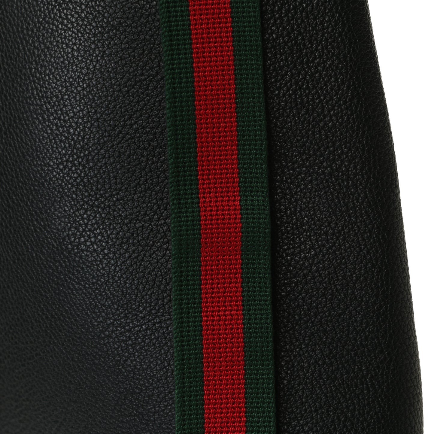 Grained Calfskin Logo Belt Bag Black