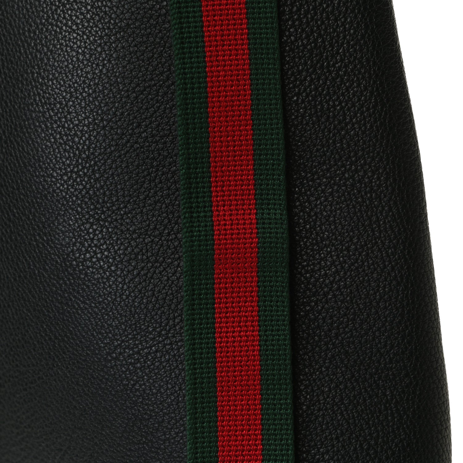Gucci Grained Calfskin Logo Belt Bag Black 12 of 14