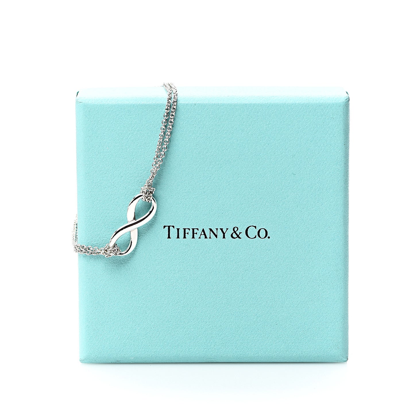 Sterling Silver Infinity Double Chain Bracelet