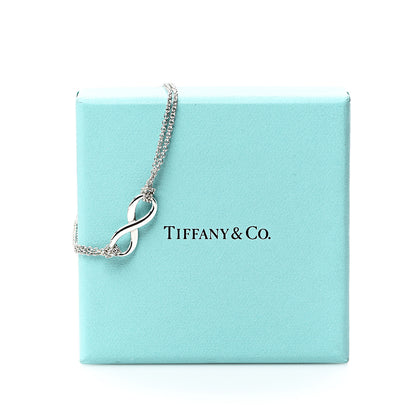 Tiffany Sterling Silver Infinity Double Chain Bracelet 5 of 5