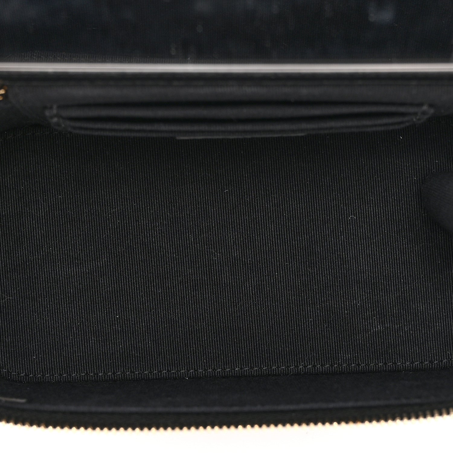 Chanel Lambskin Quilted Small Top Handle Vanity Case With Chain Black 5 of 11