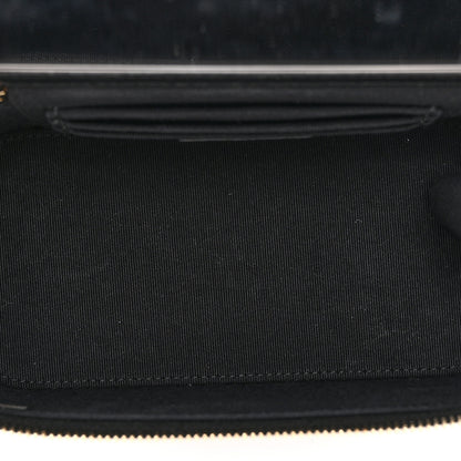 Chanel Lambskin Quilted Small Top Handle Vanity Case With Chain Black 5 of 11