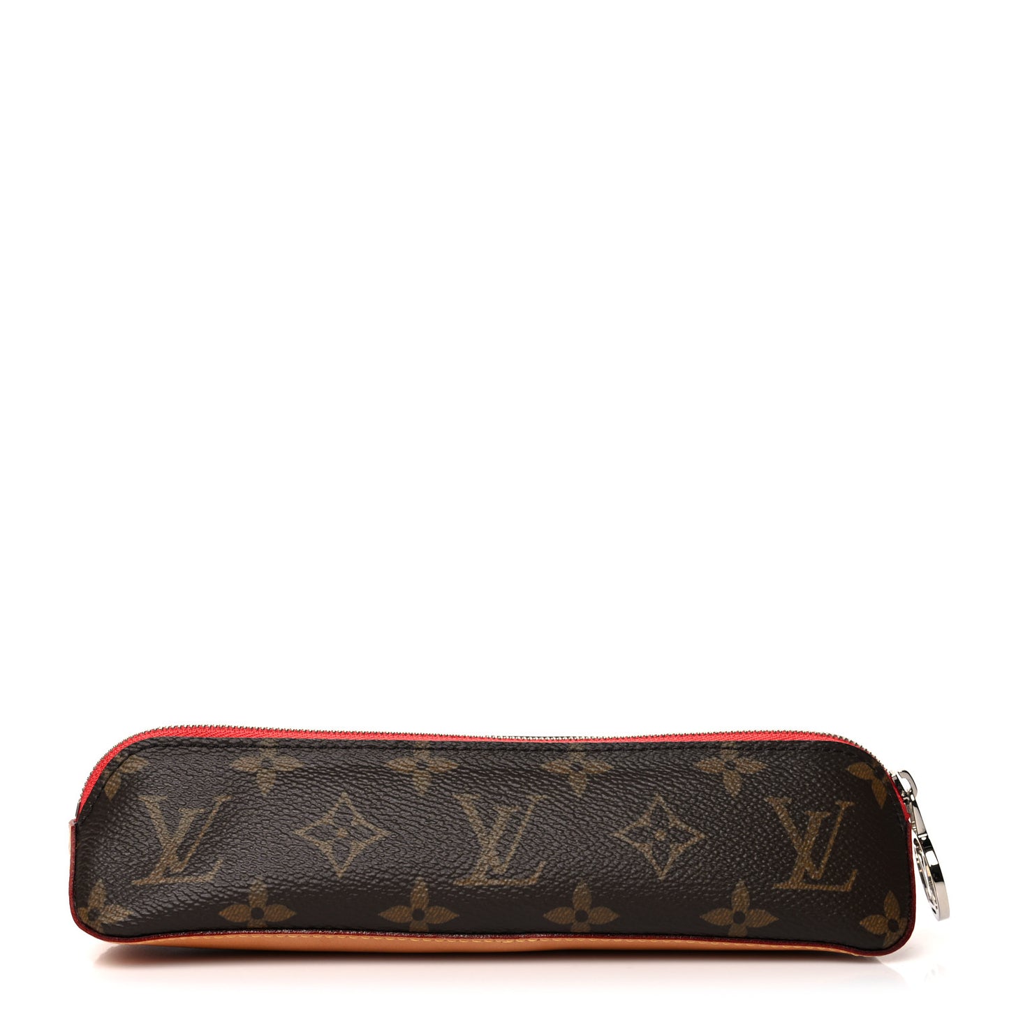 Monogram Elizabeth Pencil Pouch Red