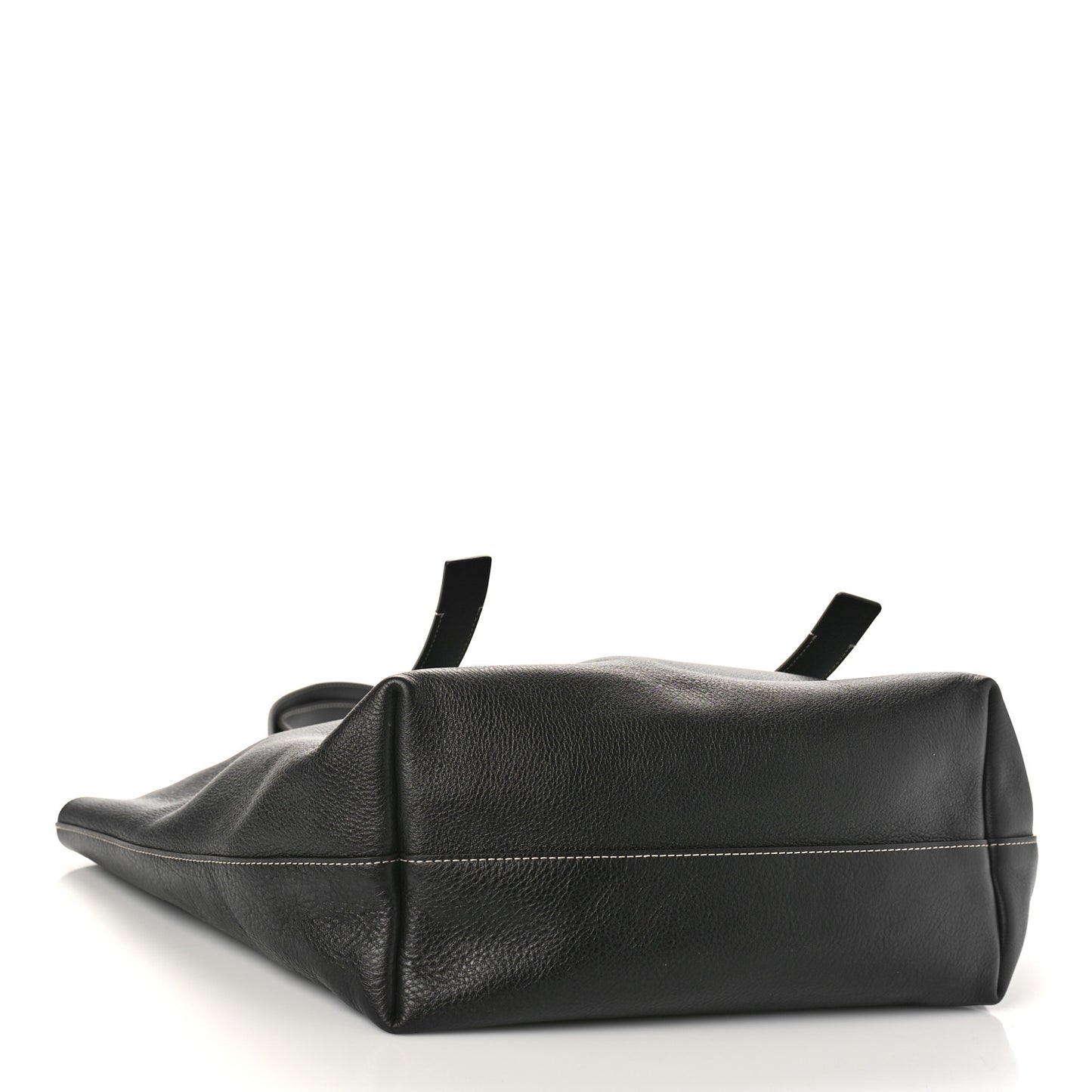 Small Grain Smooth Calfskin Medium Darryl Tote Black