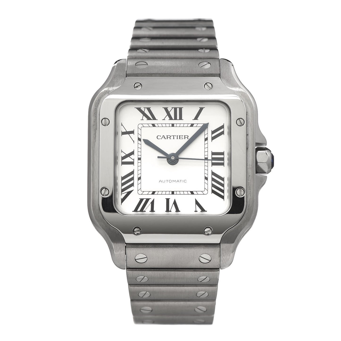 Stainless Steel 35mm Santos de Cartier Automatic Watch