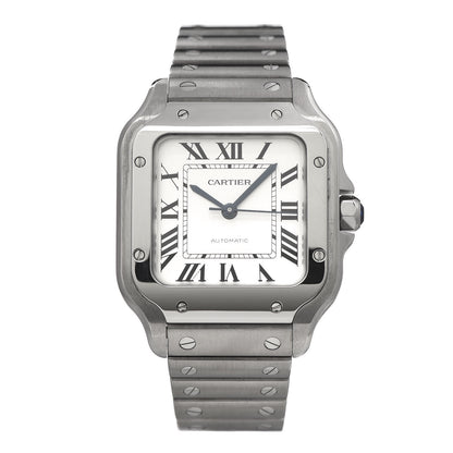 Cartier Stainless Steel 35mm Santos de Cartier Automatic Watch 1 of 6