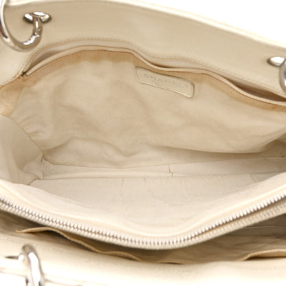 Chanel Caviar Quilted Grand Shopping Tote GST White 6 of 22