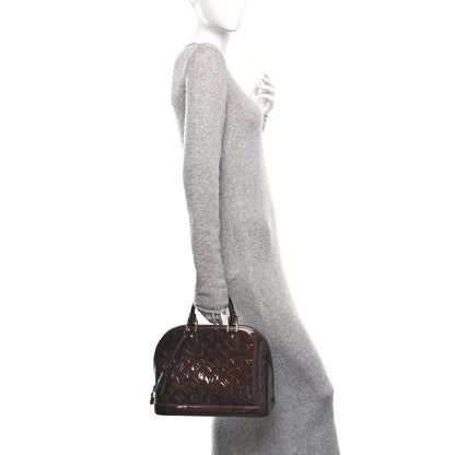 Louis Vuitton Vernis Alma MM Amarante 2 of 10