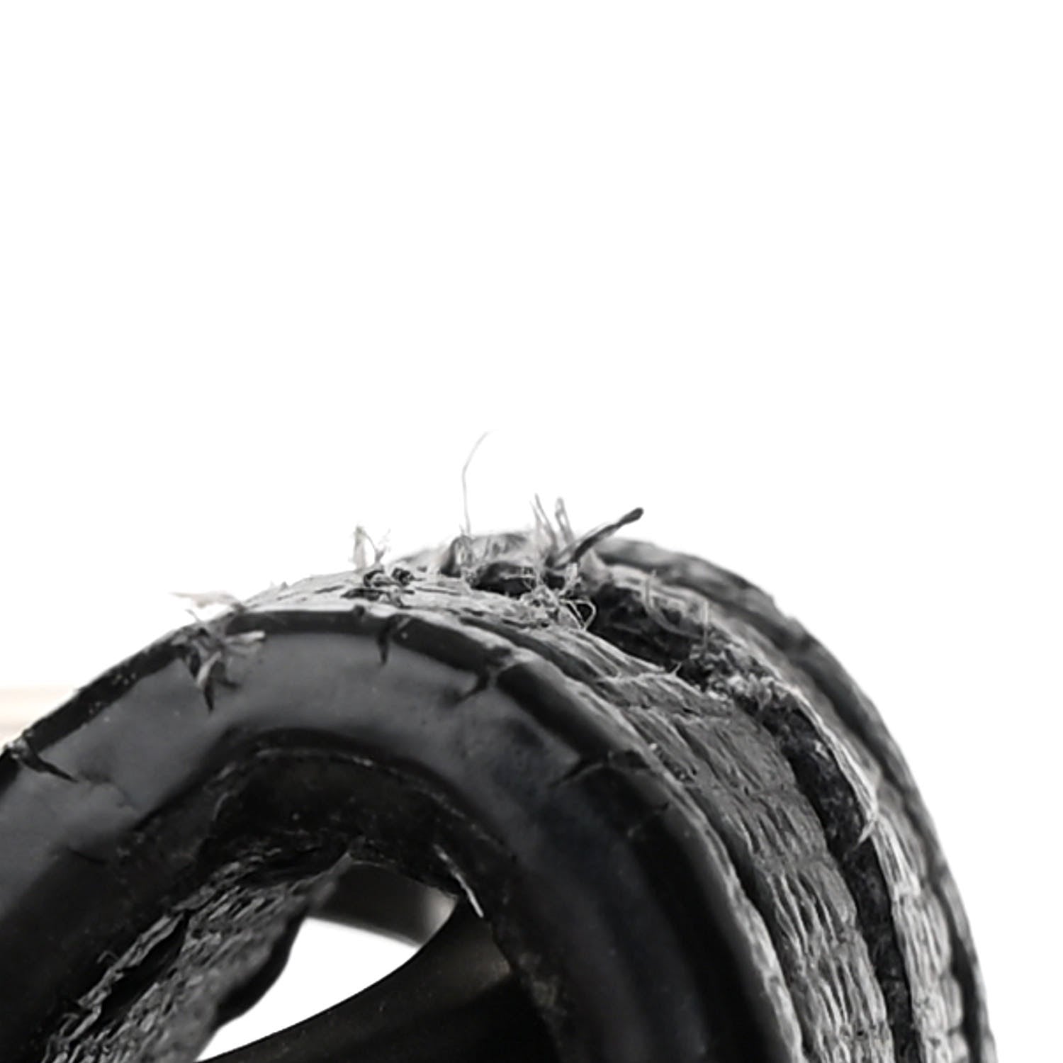 Off-White Saffiano Sculpture Binder Clip Shoulder Bag Black 15 of 22