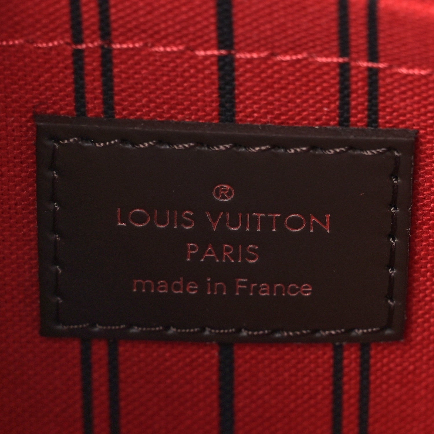 Louis Vuitton Damier Ebene Neverfull PM Pochette 6 of 8