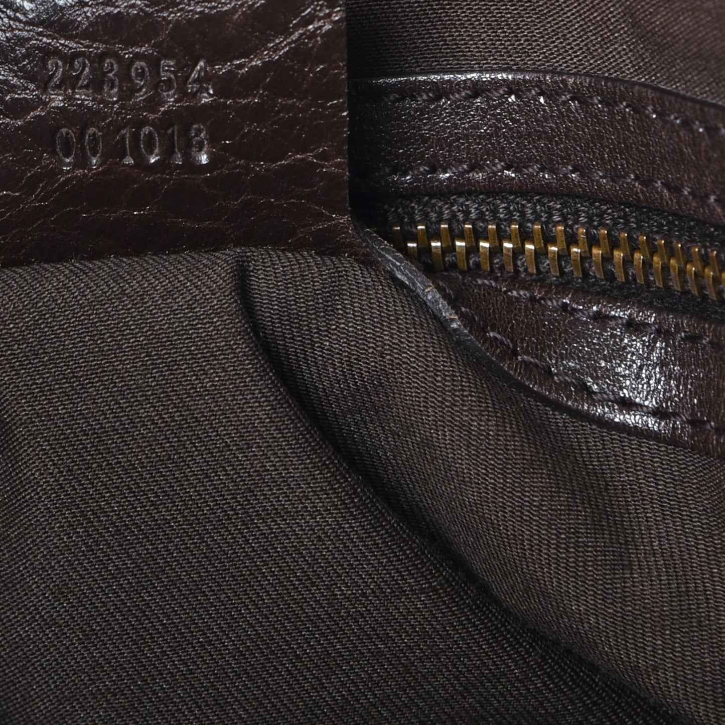 Monogram Medium Interlocking Icon Tote Dark Brown