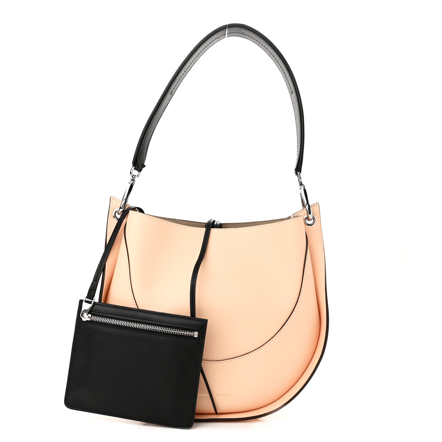Proenza Schouler Calfskin Arch Shoulder Bag Peach 1 of 8