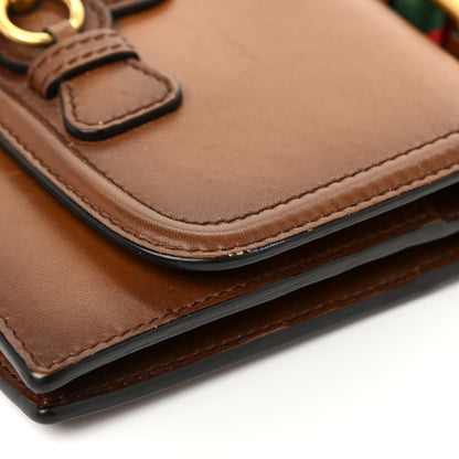 Gucci Calfskin Lady Web Convertible Wallet Cuir 10 of 26
