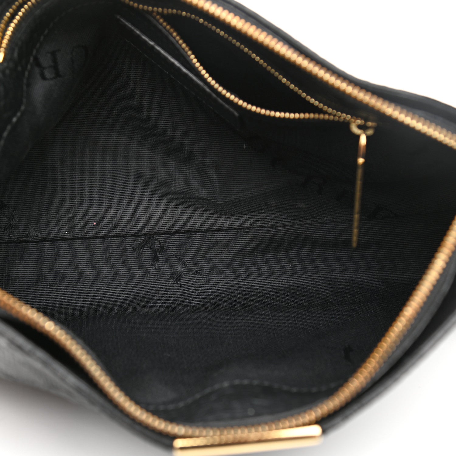 Burberry Signature Grain Calfskin Check Embossed Small Chichester Crossbody Clutch Bag Black 7 of 14