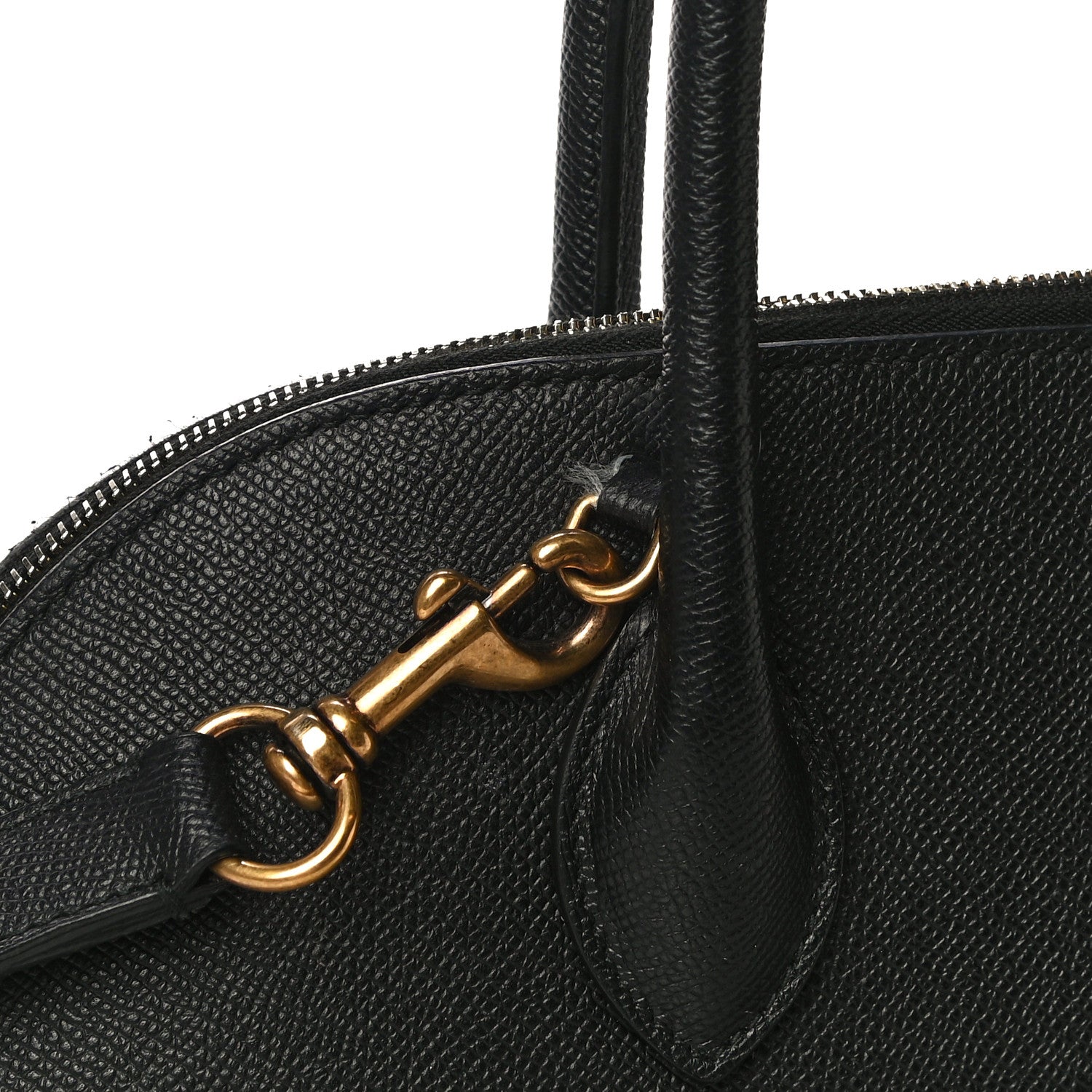 Balenciaga Signature Grained Calfskin Logo M Ville Top Handle Bag Black 11 of 22