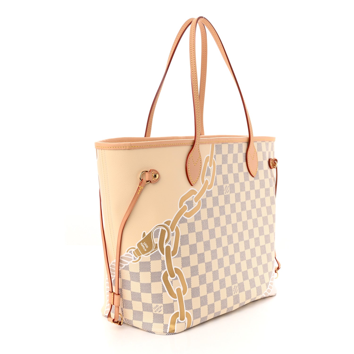 Louis Vuitton Damier Azur Nautical Neverfull MM 4 of 10