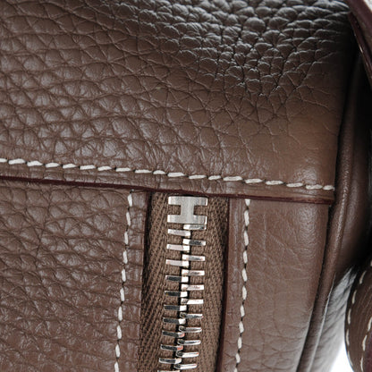 Hermes Taurillon Clemence Lindy 30 Etoupe 11 of 11