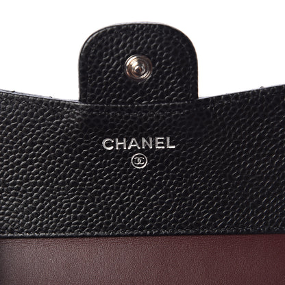 Chanel Caviar Quilted Compact Flap Wallet Black 6 of 9