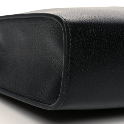 Gucci Textured Dollar Calfskin Nylon Gucci Stripe New Web Cosmetic Case Black Ecru Verde Rosso 9 of 11