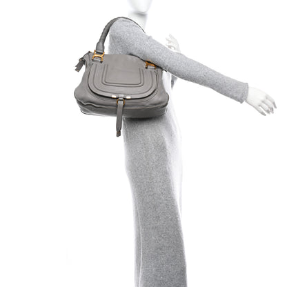 Chloe Calfskin Medium Marcie Satchel Cashmere Grey 2 of 13