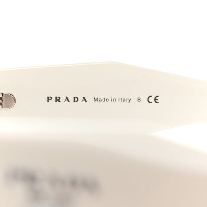 Prada Acetate Symbole Sunglasses SPR 17W White 6 of 8