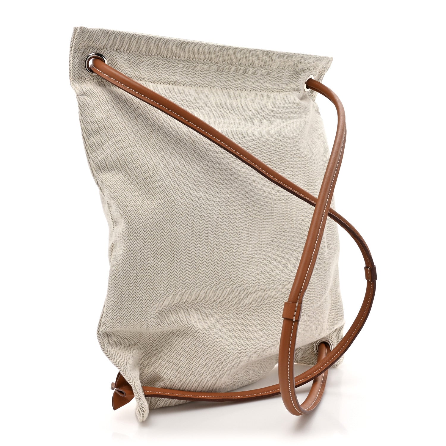 Hermes Canvas Swift Aline Grooming Bag Gold 3 of 9