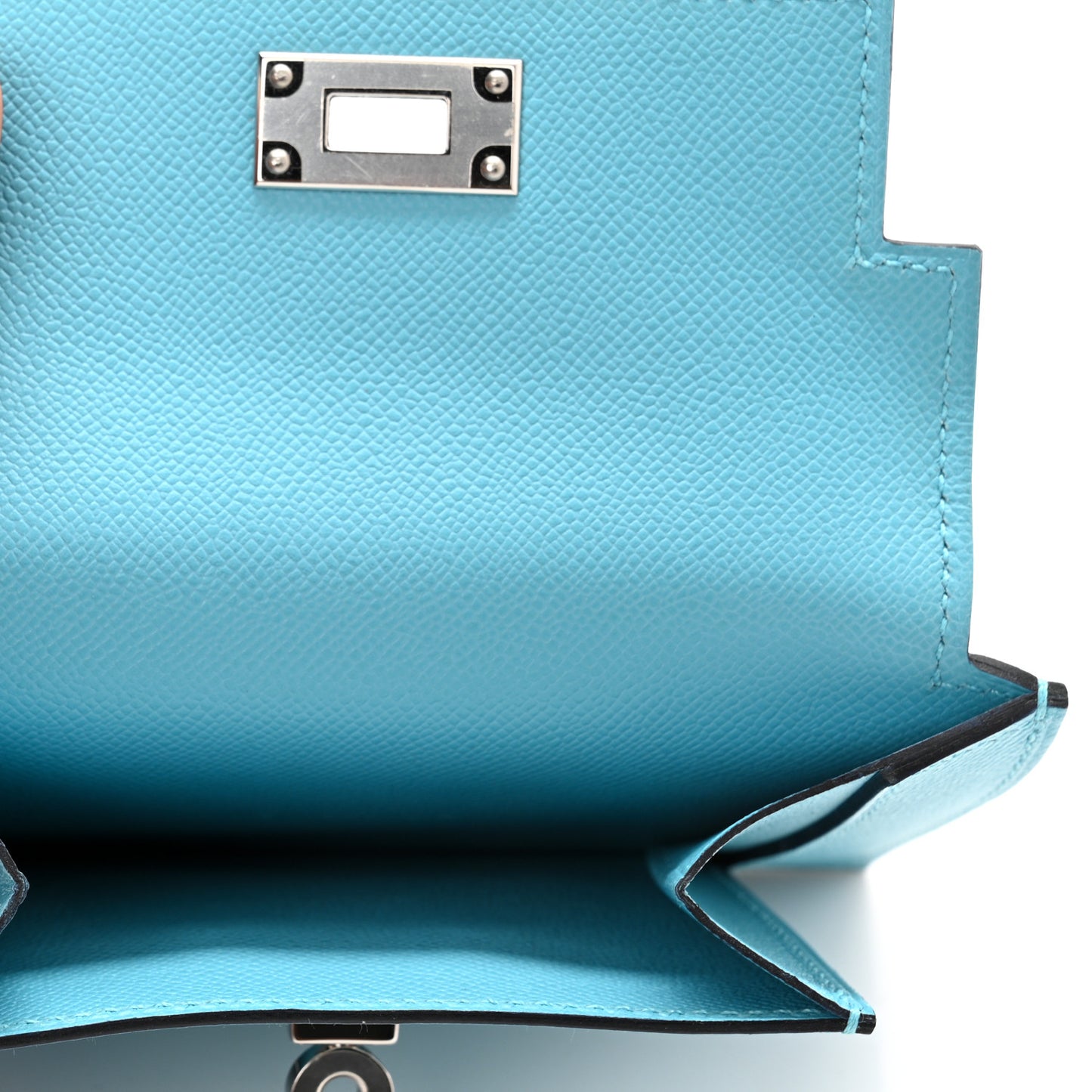 Epsom Kelly Pocket Compact Wallet Turquoise