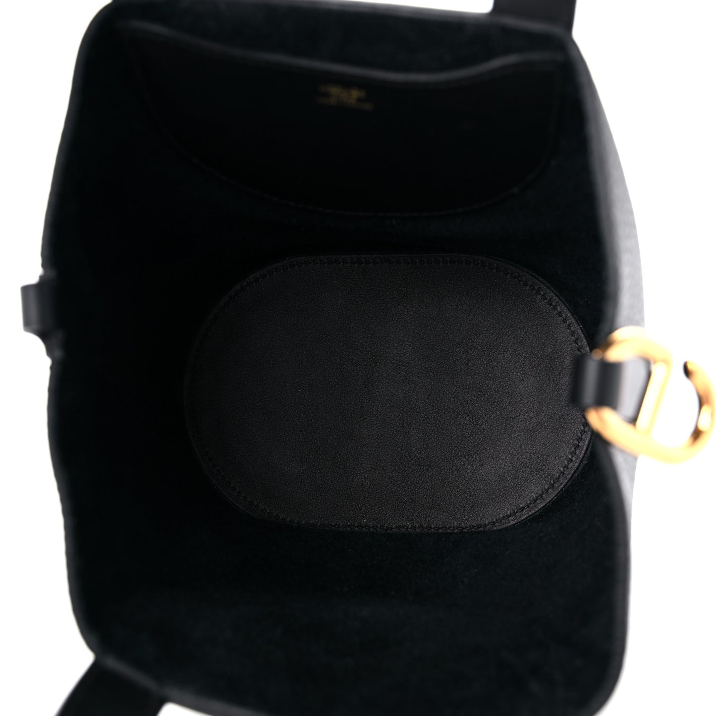 Taurillon Clemence Swift In-The-Loop 18 Bag Black