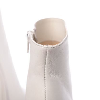 Christian Louboutin Calfskin So Kate Booty 100 Ankle Boots 37 White 8 of 8
