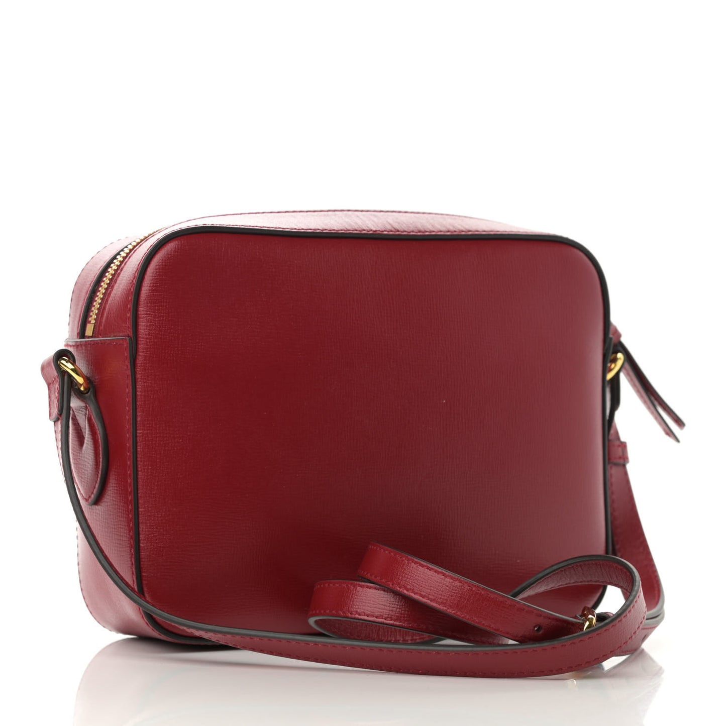 Azalea Calfskin Small Horsebit 1955 Shoulder Bag New Cherry Red