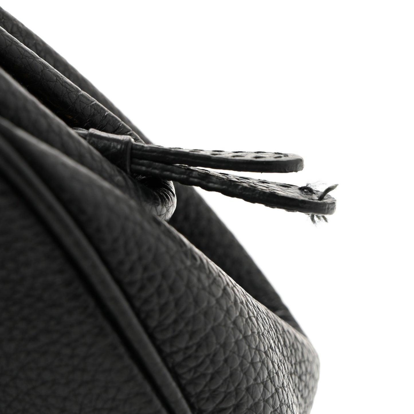 Calfskin Small Gancini Crossbody Black