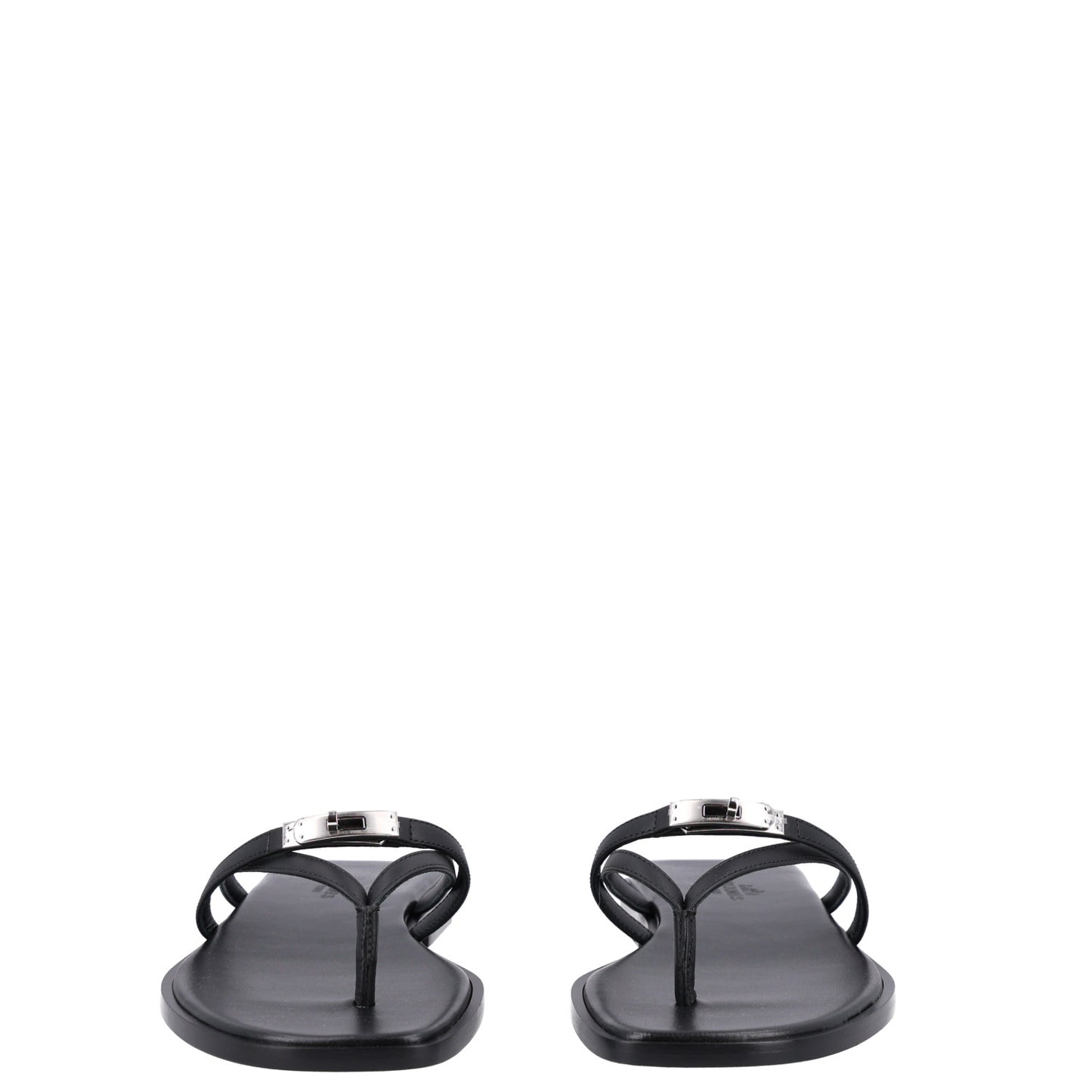 Calfskin Miss Sandals 37 Black