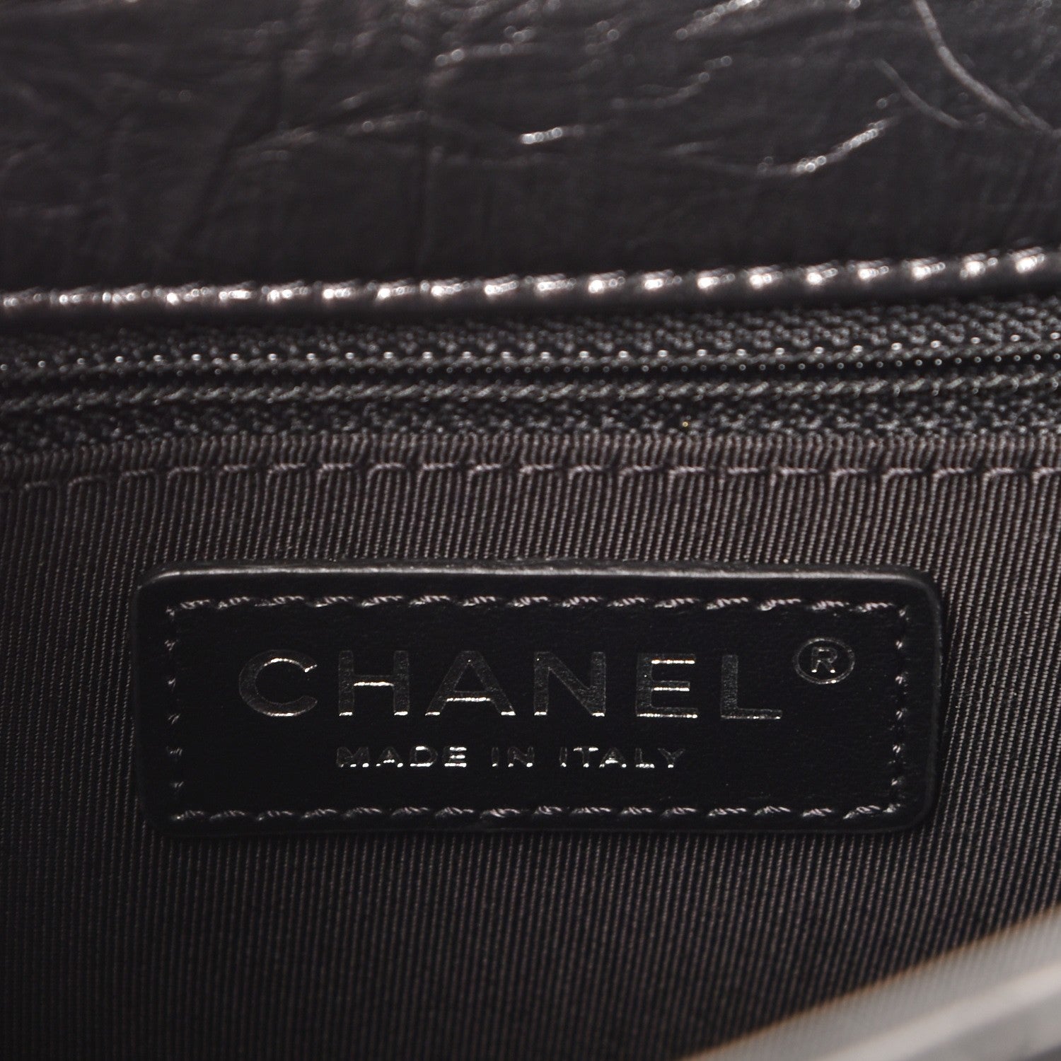 Chanel Crackled Aged Calfskin Big Bang Flap Black 6 of 8