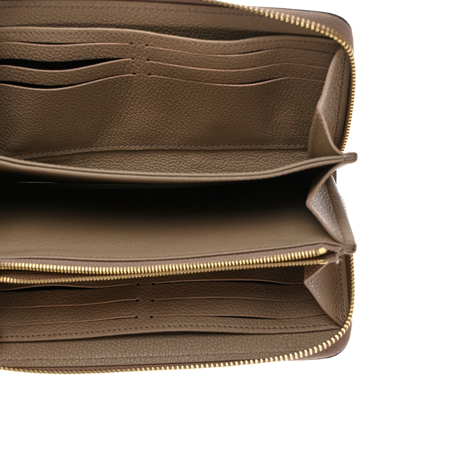 Empreinte Monogram Giant Zippy Wallet Tourterelle Creme