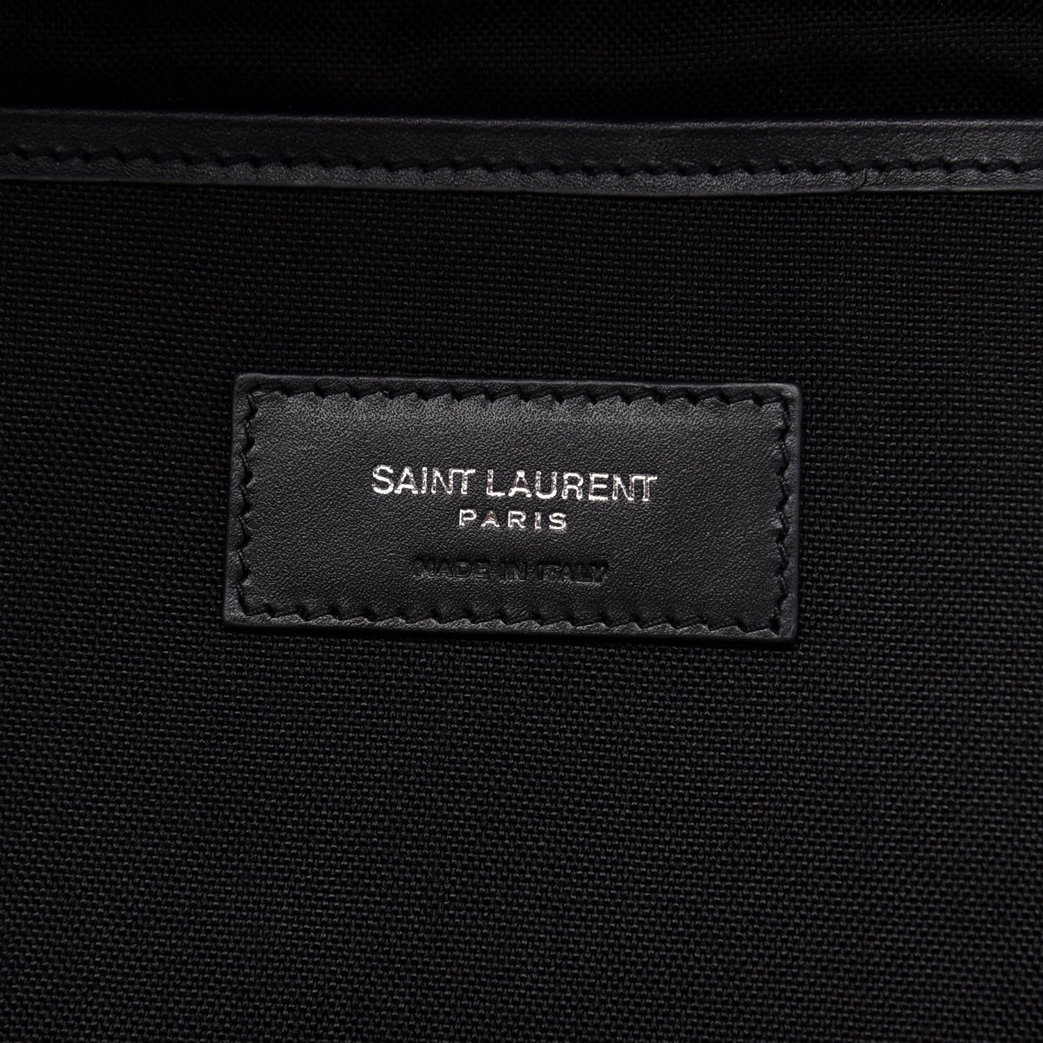 Saint Laurent Canvas City Backpack Navy 7 of 9